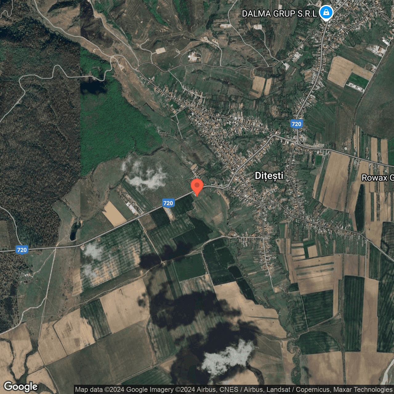 Poza harta hybrid, zoom 14, adresa Filipestii de Padure, sat Ditesti, jud. Prahova, , judetul