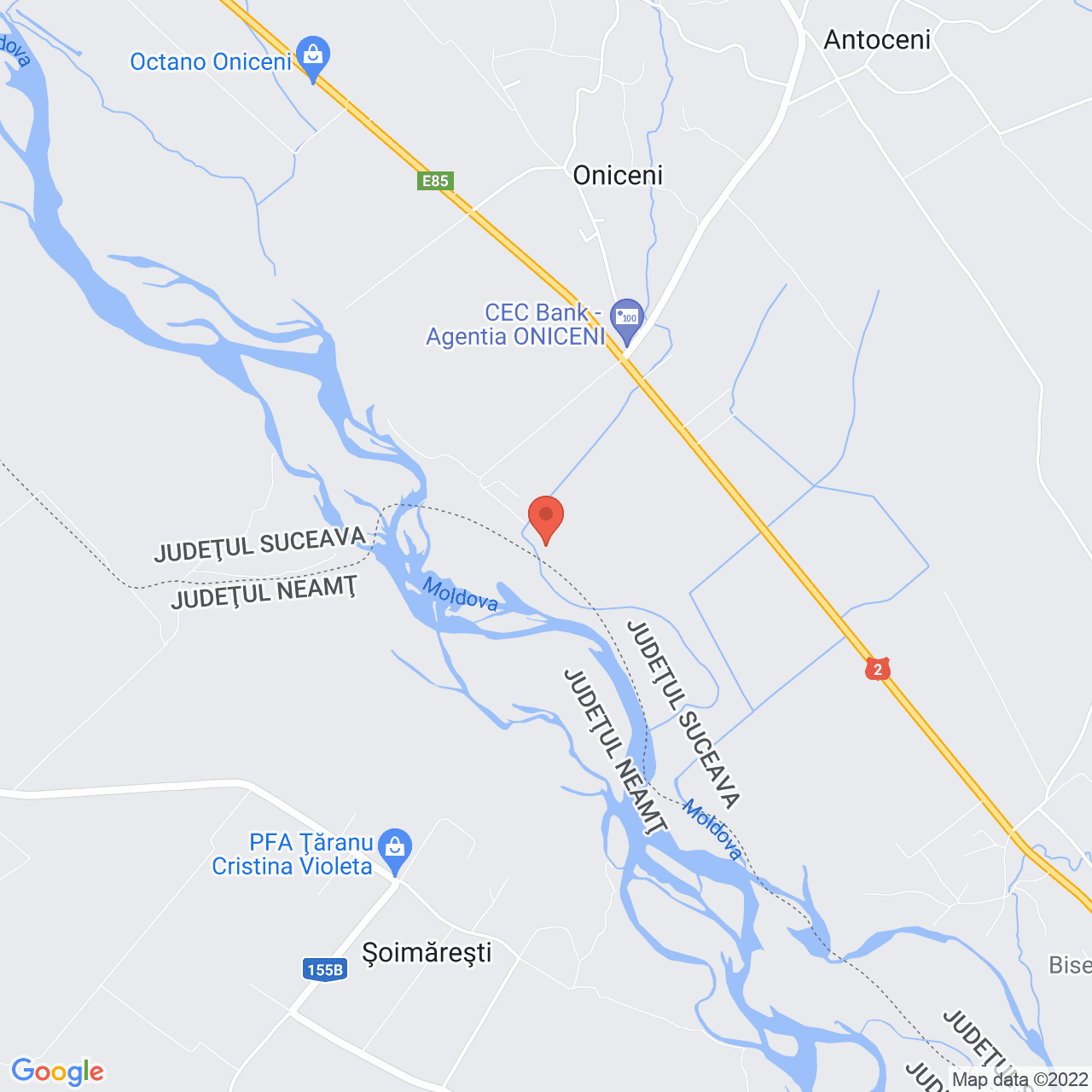 Poza harta streetview, zoom 14, adresa Forasti, judetul Suceava