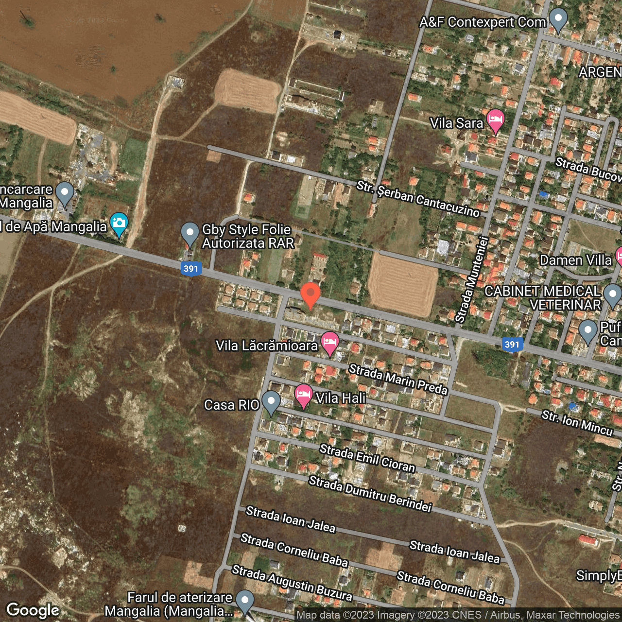 Poza harta hybrid, zoom 16, adresa str Oituz 99 Mangalia, , judetul