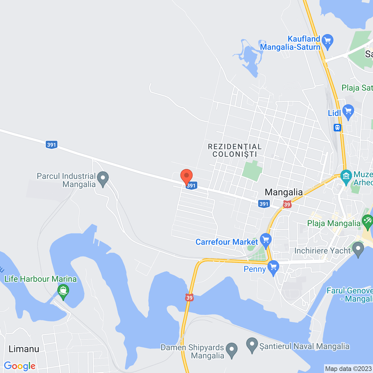 Poza harta streetview, zoom 14, adresa str Oituz 99 Mangalia, , judetul