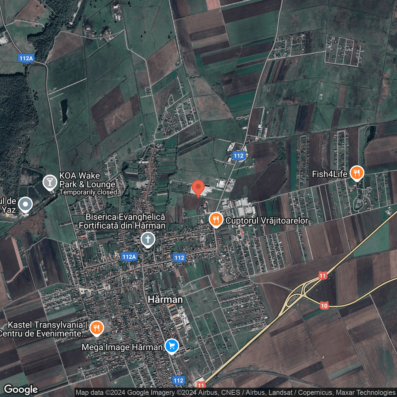 Poza harta hybrid, zoom 14, adresa Harman Brasov, , judetul