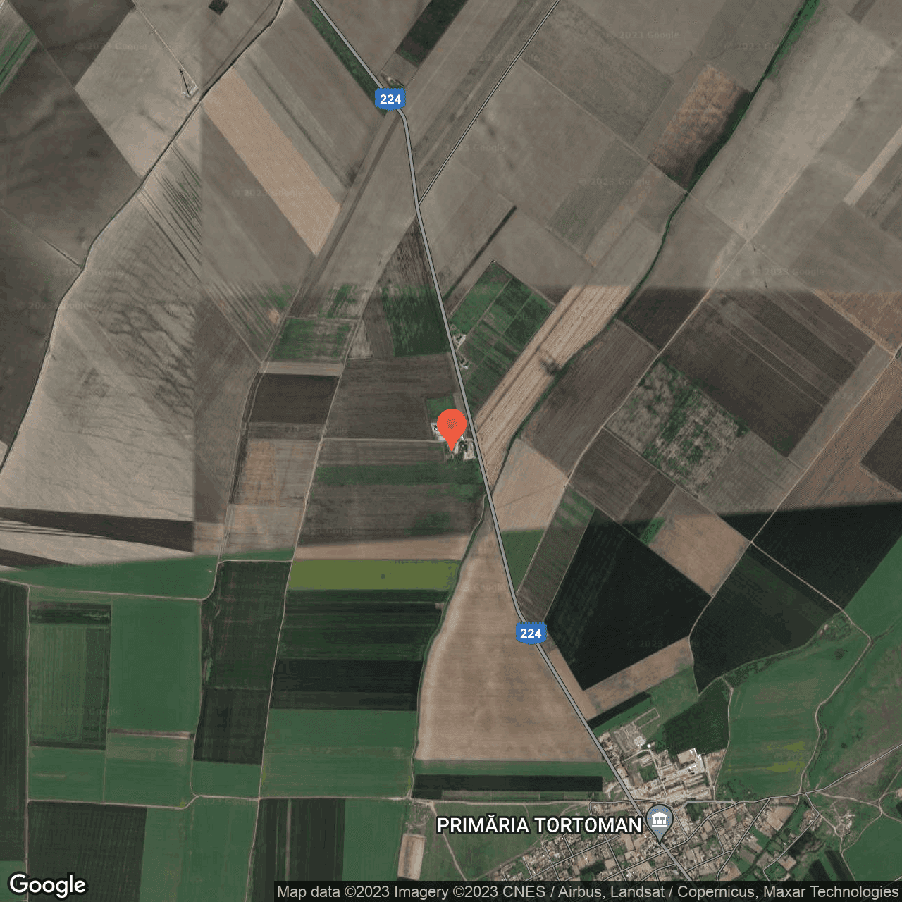 Poza harta hybrid, zoom 14, adresa Tortomanu, , judetul