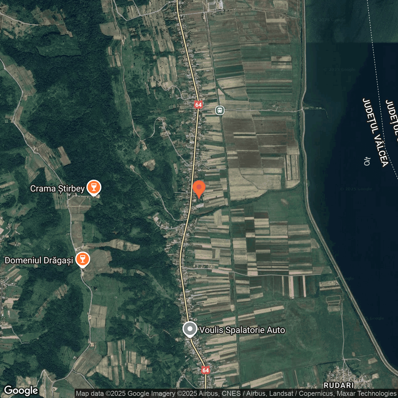 Poza harta hybrid, zoom 14, adresa Prundeni Valcea, , judetul