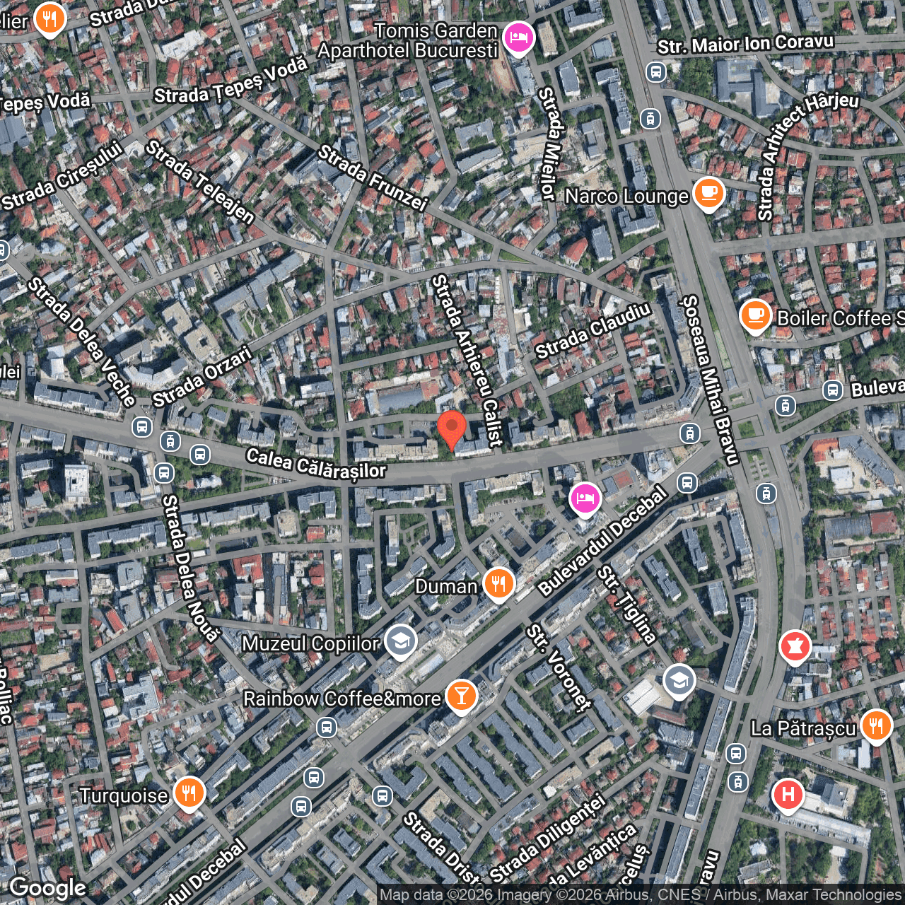 Poza harta hybrid, zoom 16, adresa Bucuresti, sector 3, Calea Calarasilor nr. 293, , judetul