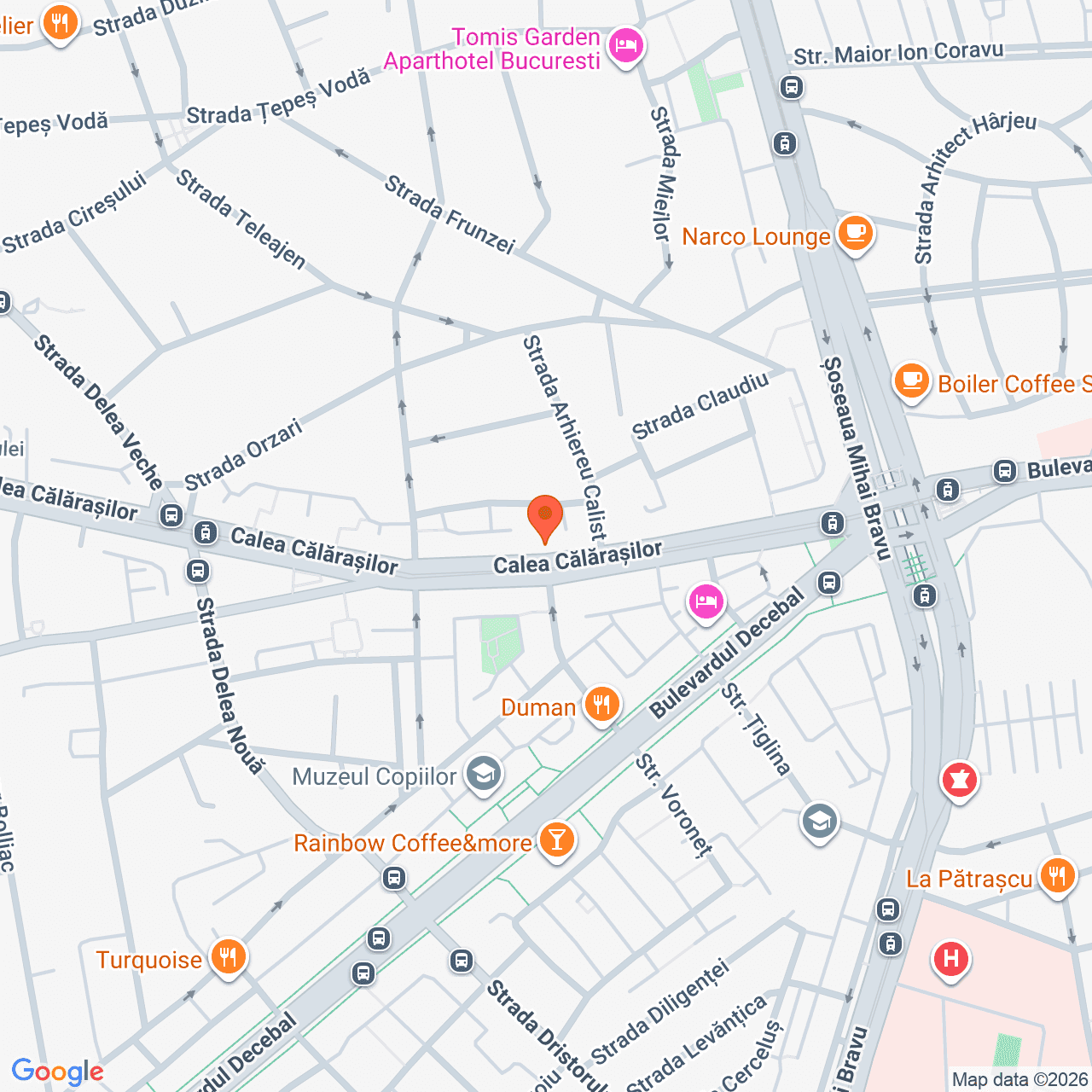 Poza harta streetview, zoom 16, adresa Bucuresti, sector 3, Calea Calarasilor nr. 293, , judetul