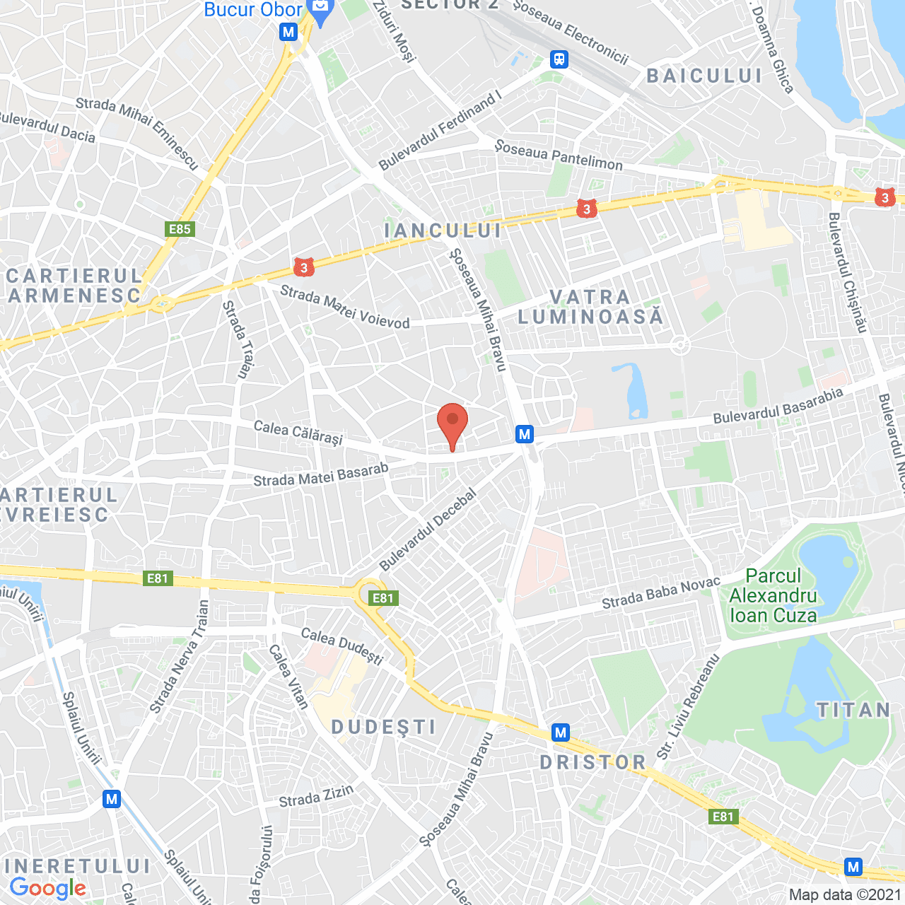 Poza harta streetview, zoom 14, adresa Calea Calarasilor 293, Bucuresti, judetul Bucuresti Ilfov