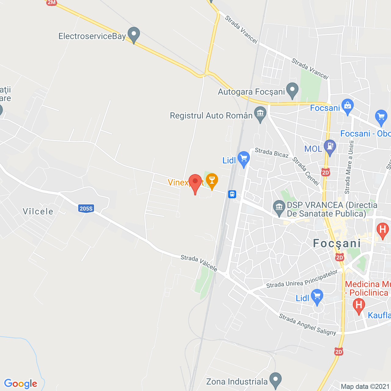 Poza harta streetview, zoom 14, adresa Dionyssos 5, Focsani, judetul Vrancea