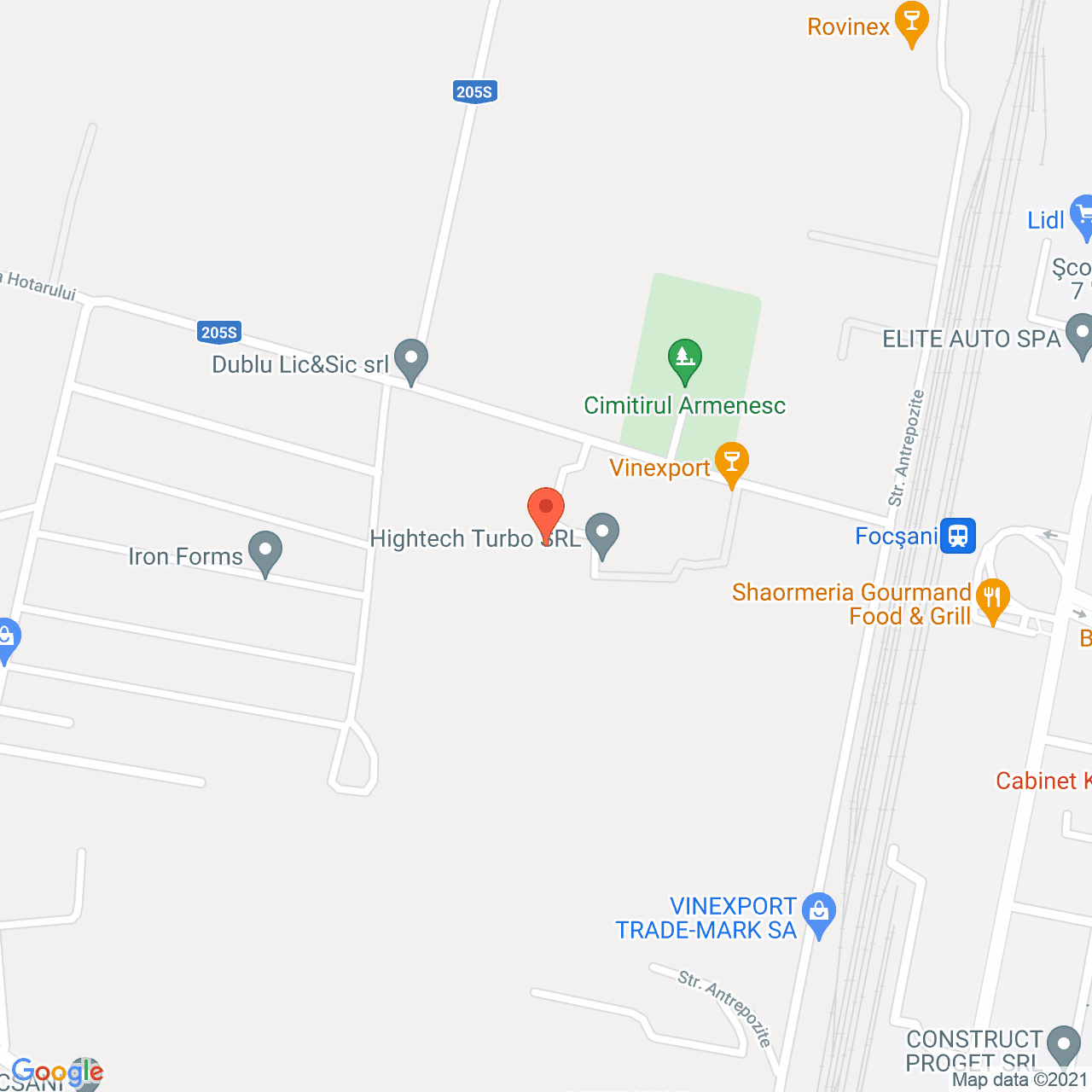 Poza harta streetview, zoom 16, adresa Dionyssos 5, Focsani, judetul Vrancea