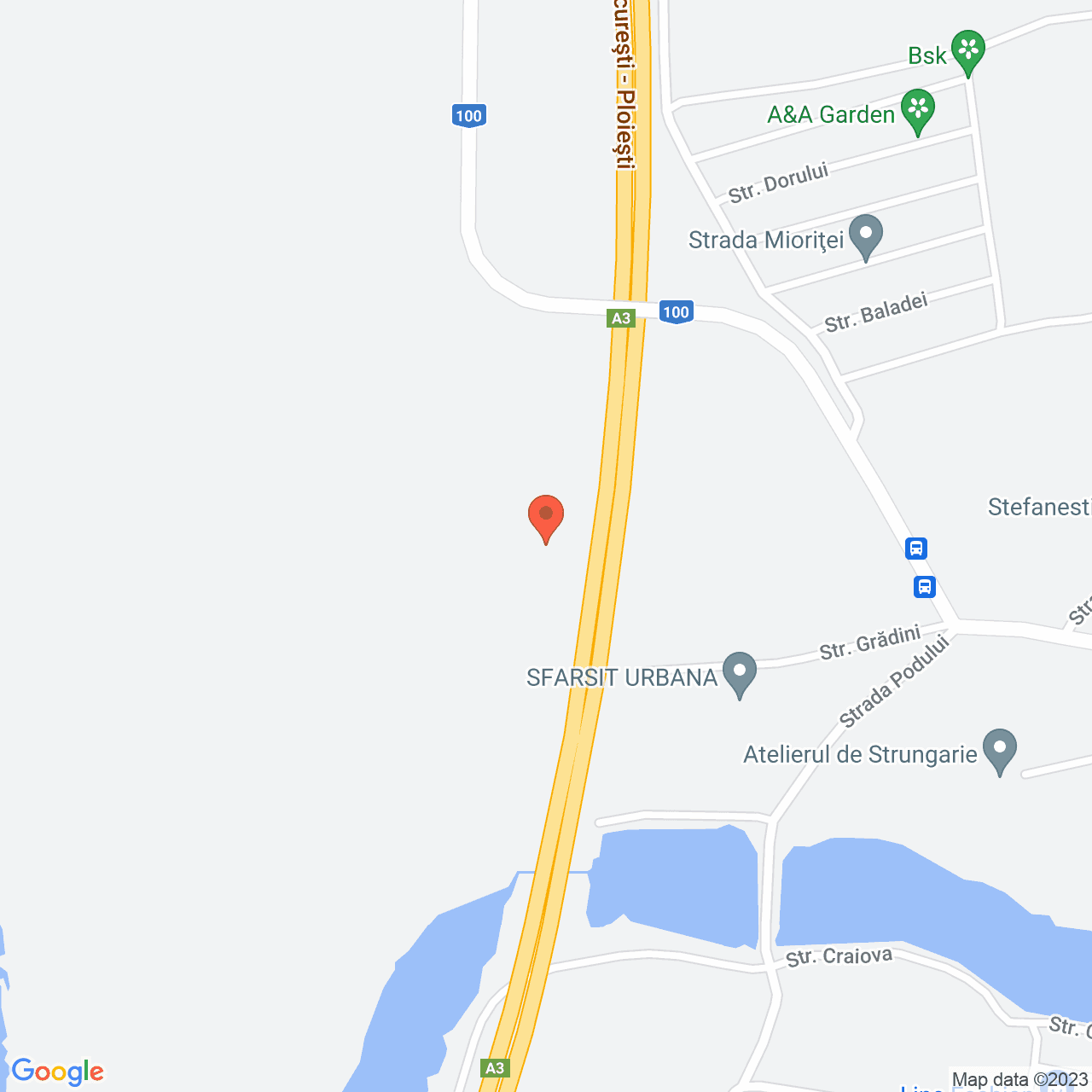 Poza harta streetview, zoom 16, adresa Stefanestii de jos, , judetul