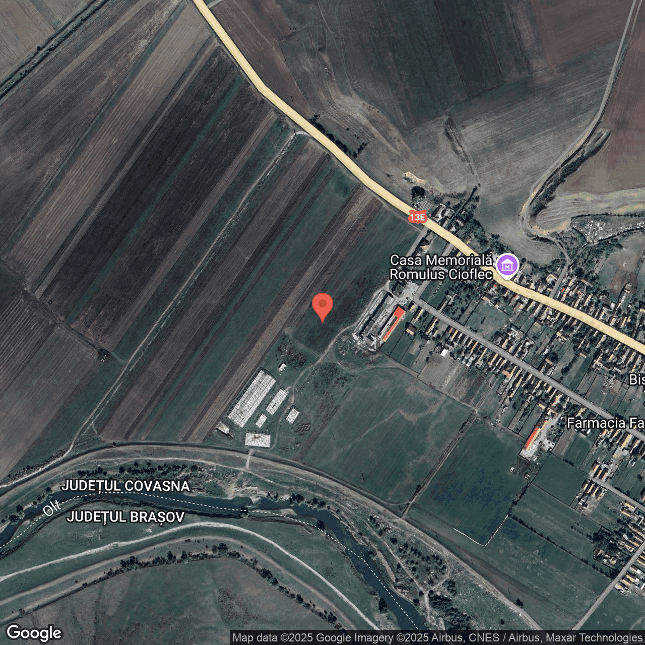 Poza harta hybrid, zoom 16, adresa Araci Covasna, , judetul