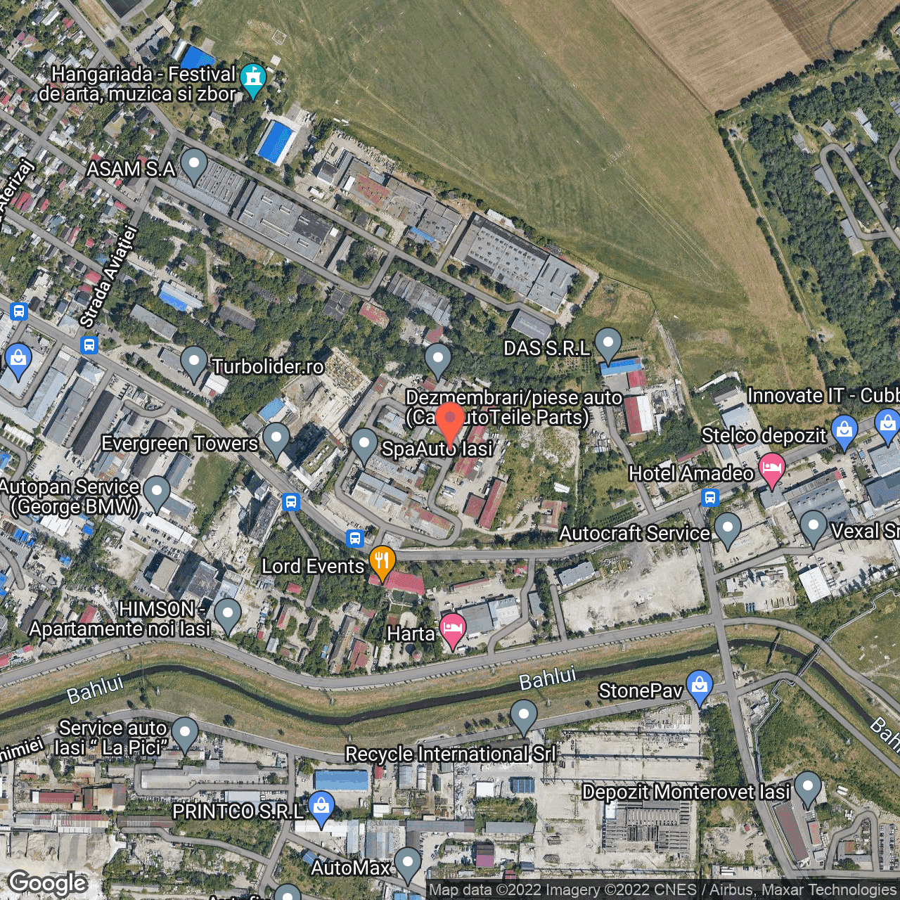 Poza harta hybrid, zoom 16, adresa Aurel Vlaicu 87, Iasi, judetul Iasi