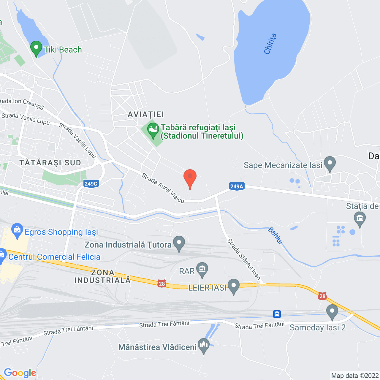 Poza harta streetview, zoom 14, adresa Aurel Vlaicu 87, Iasi, judetul Iasi