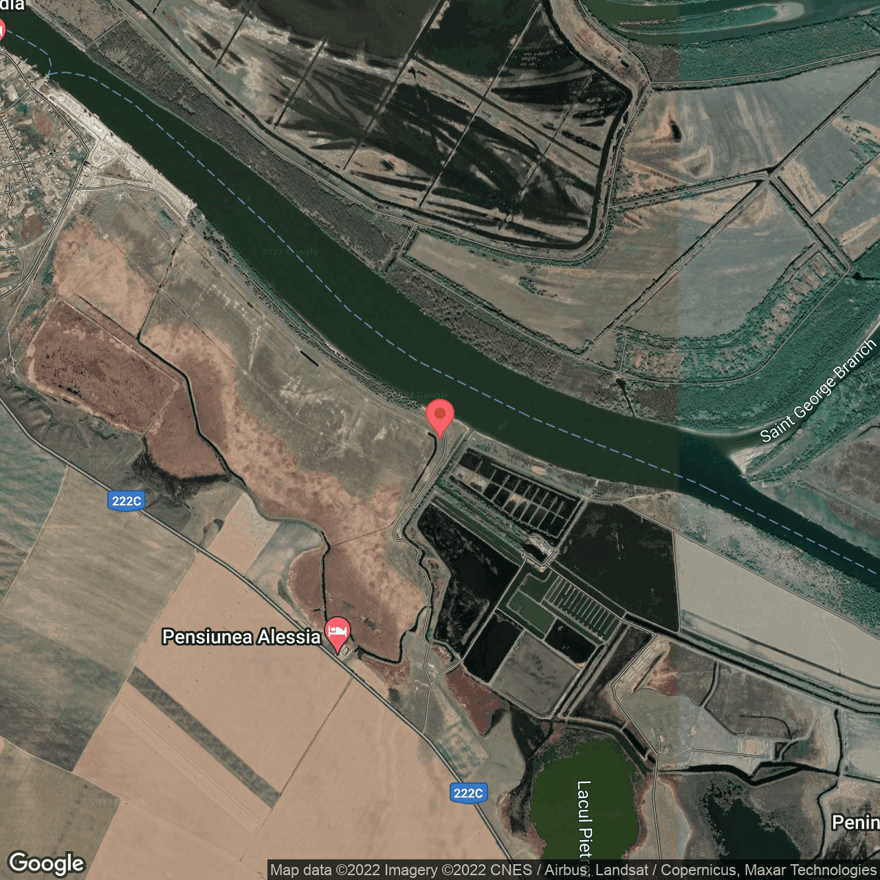 Poza harta hybrid, zoom 14, adresa , judetul