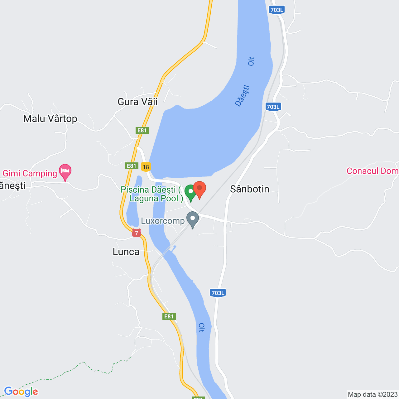 Poza harta streetview, zoom 14, adresa Daesti, , judetul