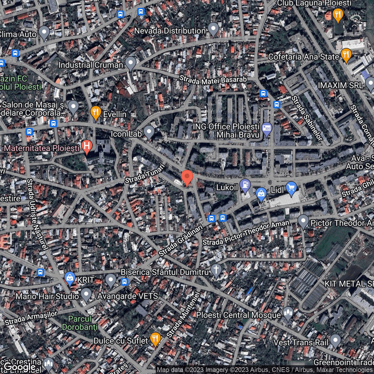 Poza harta hybrid, zoom 16, adresa Ploieşti, Str. Mihai Bravu, nr. 154, , judetul