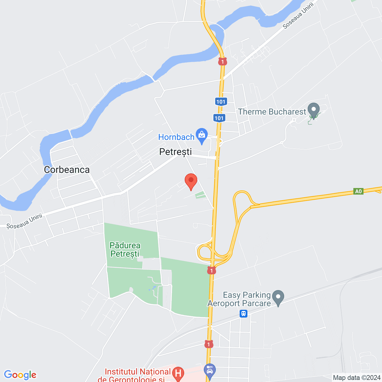 Poza harta streetview, zoom 14, adresa Petresti, str. Balantei nr.36A, , judetul