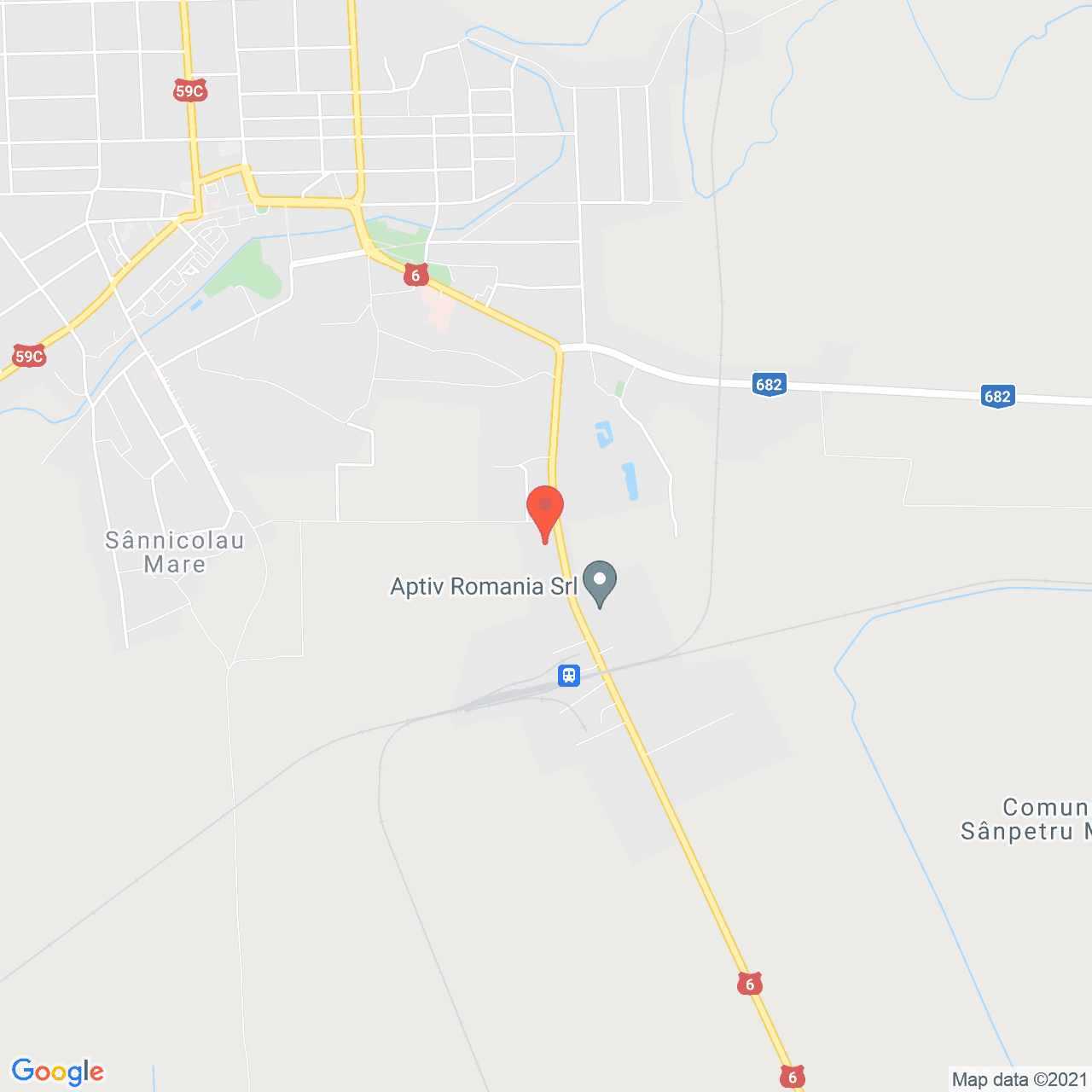 Poza harta streetview, zoom 14, adresa Garii nr. 8, Sannicolau Mare, judetul Timis