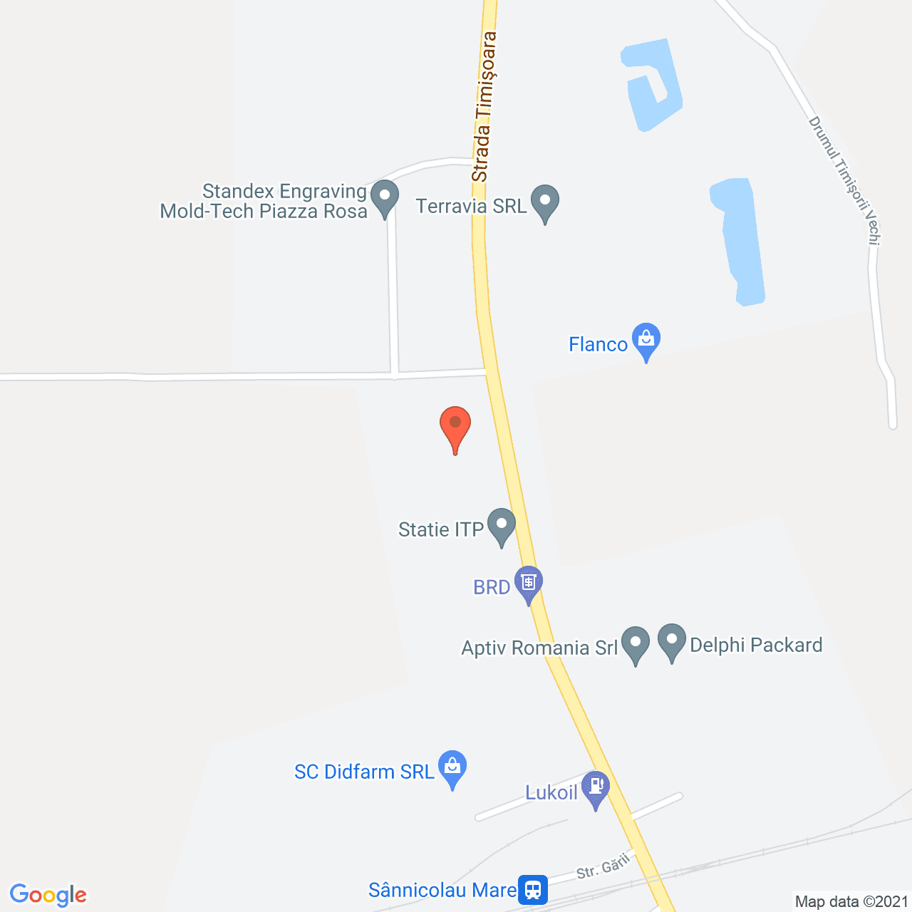 Poza harta streetview, zoom 16, adresa Garii nr. 8, Sannicolau Mare, judetul Timis