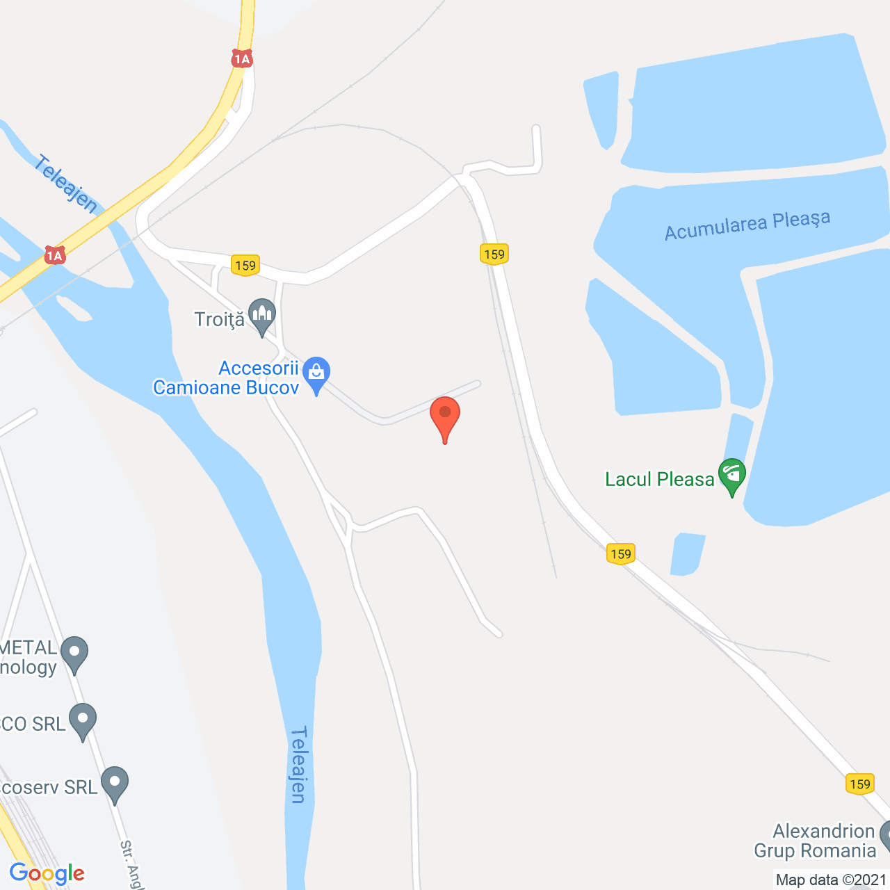 Poza harta streetview, zoom 16, adresa Blejoi, Bucov, judetul Prahova