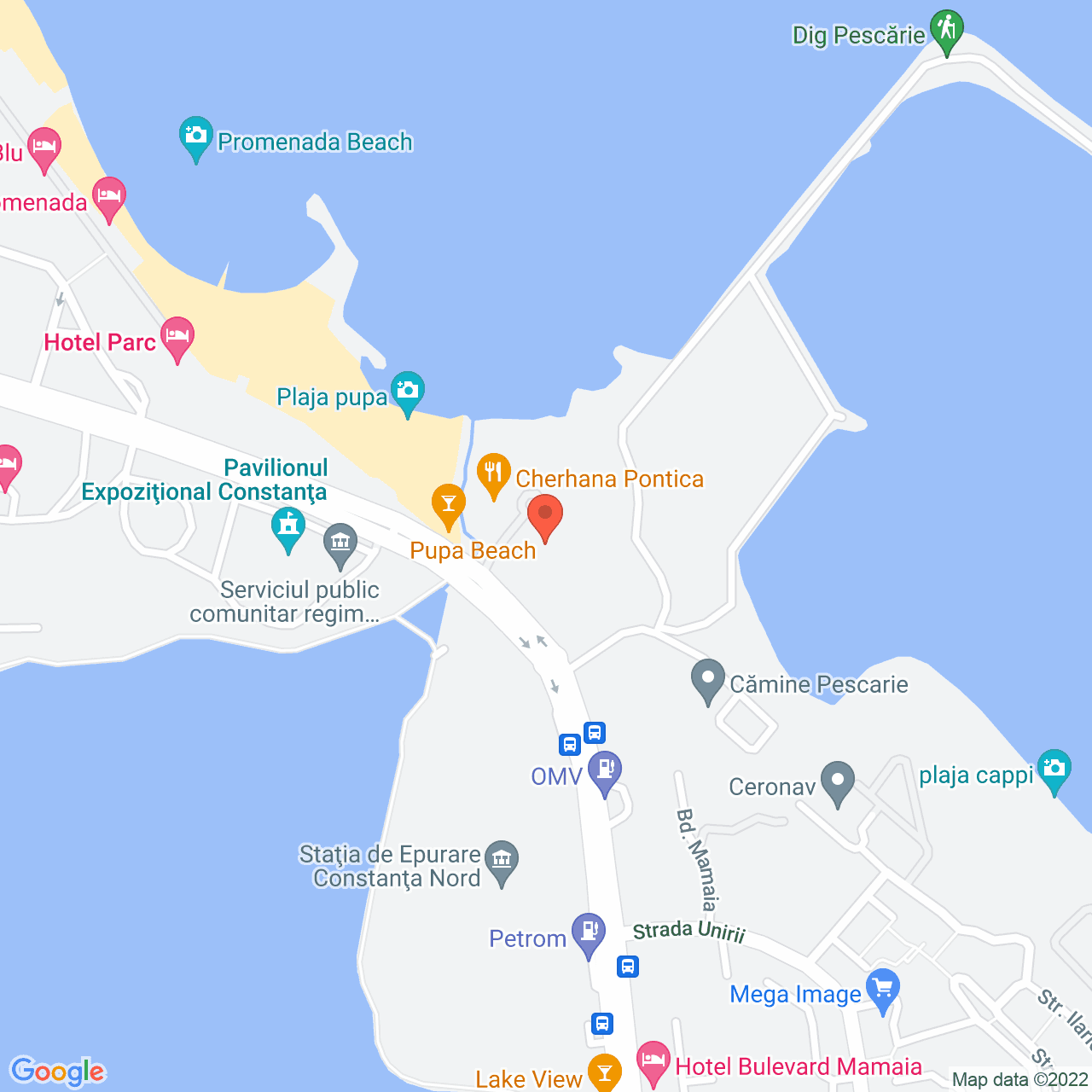 Poza harta streetview, zoom 16, adresa Mamaia 304, Mamaia, judetul Constanta