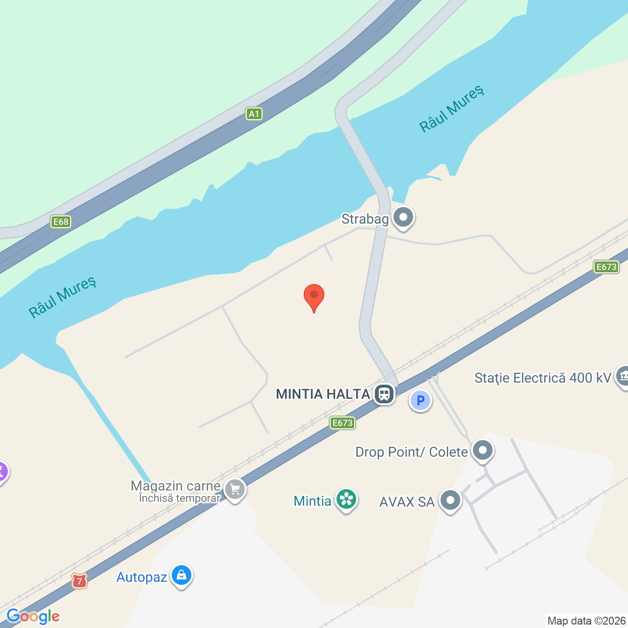 Poza harta streetview, zoom 16, adresa Vetel Hunedoara, , judetul