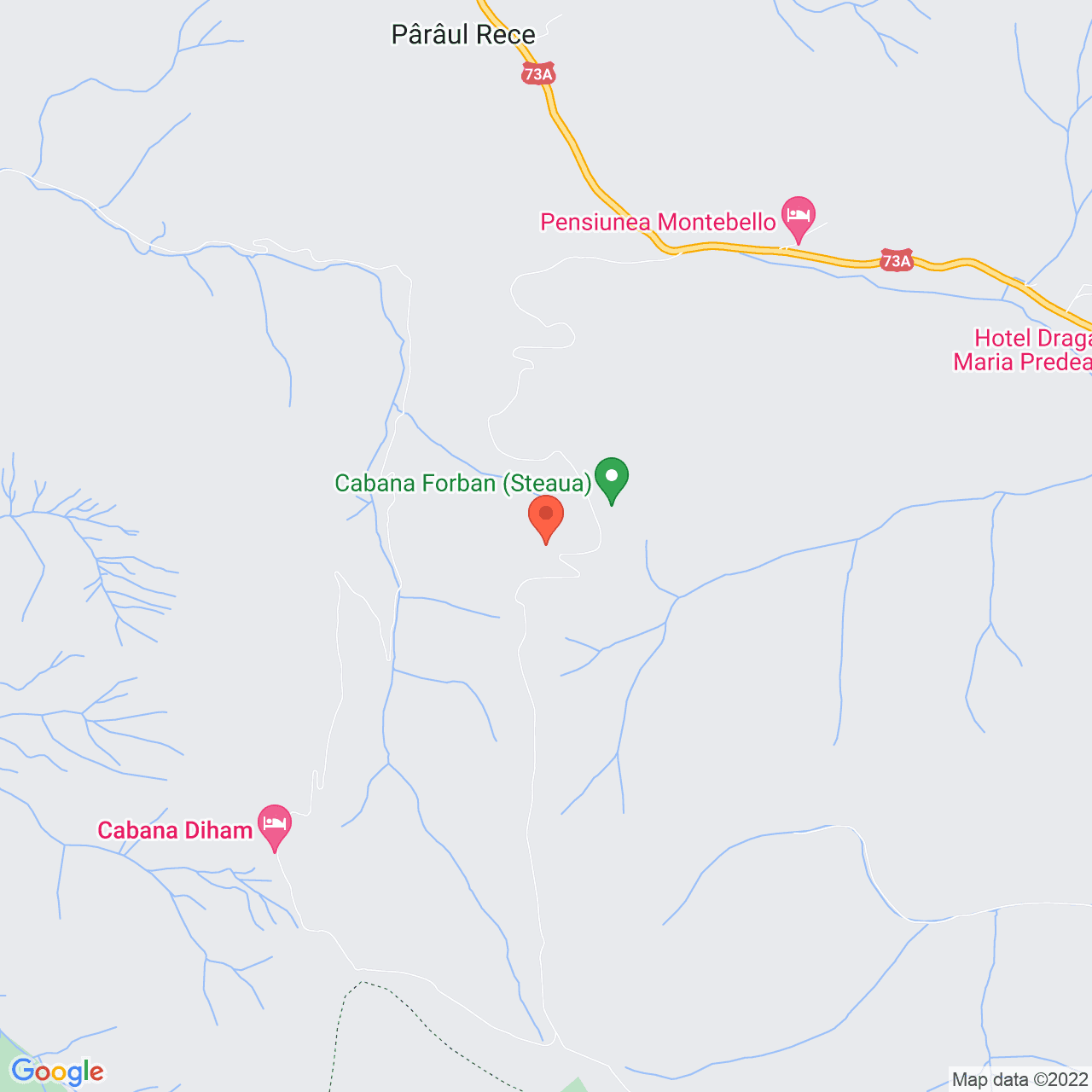 Poza harta streetview, zoom 14, adresa Forban, Rasnov, judetul Brasov