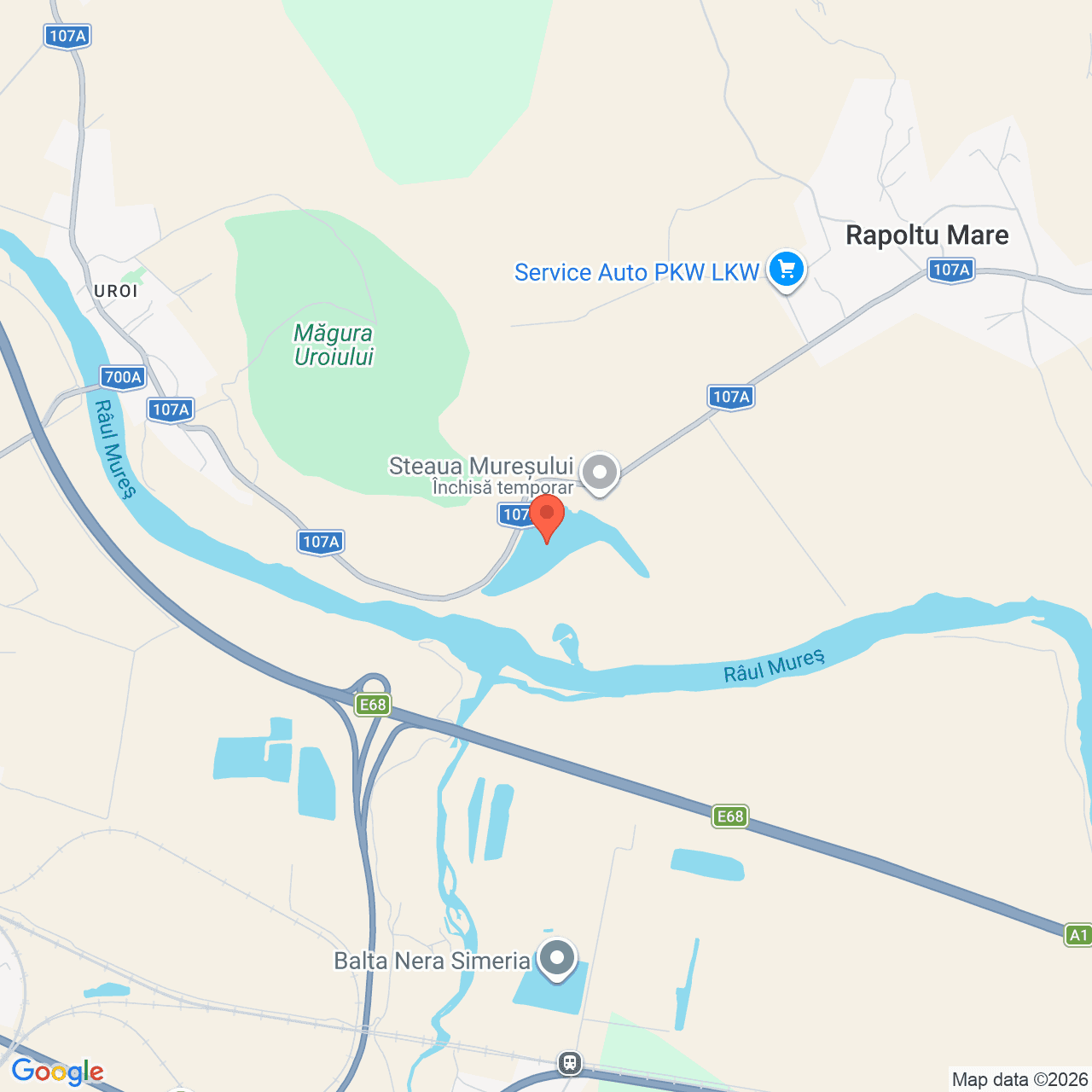 Poza harta streetview, zoom 14, adresa Rapoltu Mare Hunedoara, , judetul