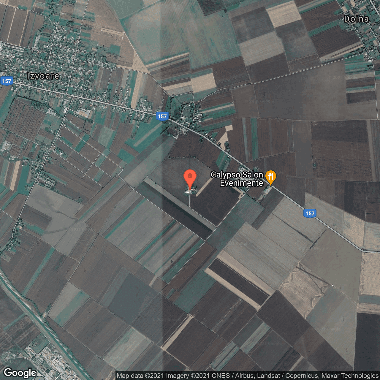 Poza harta hybrid, zoom 14, adresa Dumbrava Rosie, judetul Neamt