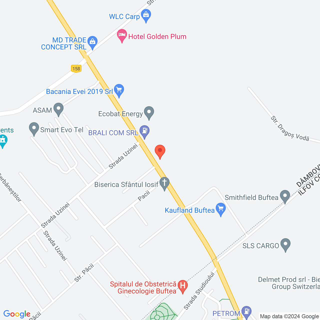 Poza harta streetview, zoom 16, adresa Crevedia, , judetul