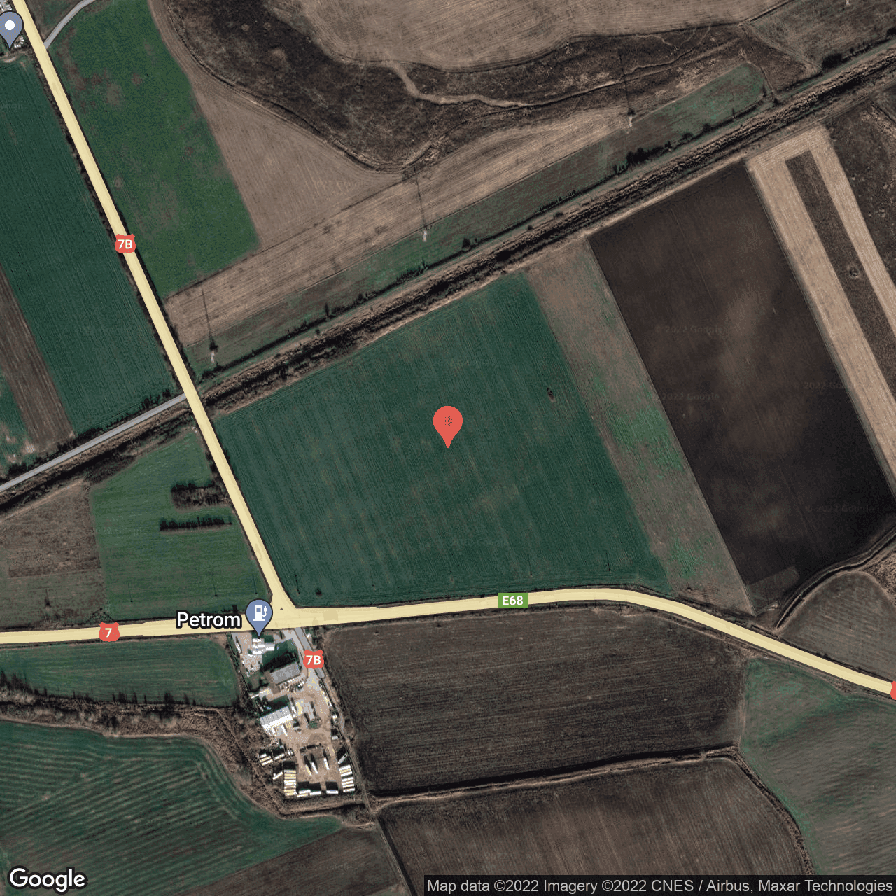 Poza harta hybrid, zoom 16, adresa Sederhat, Sederhat, judetul Arad