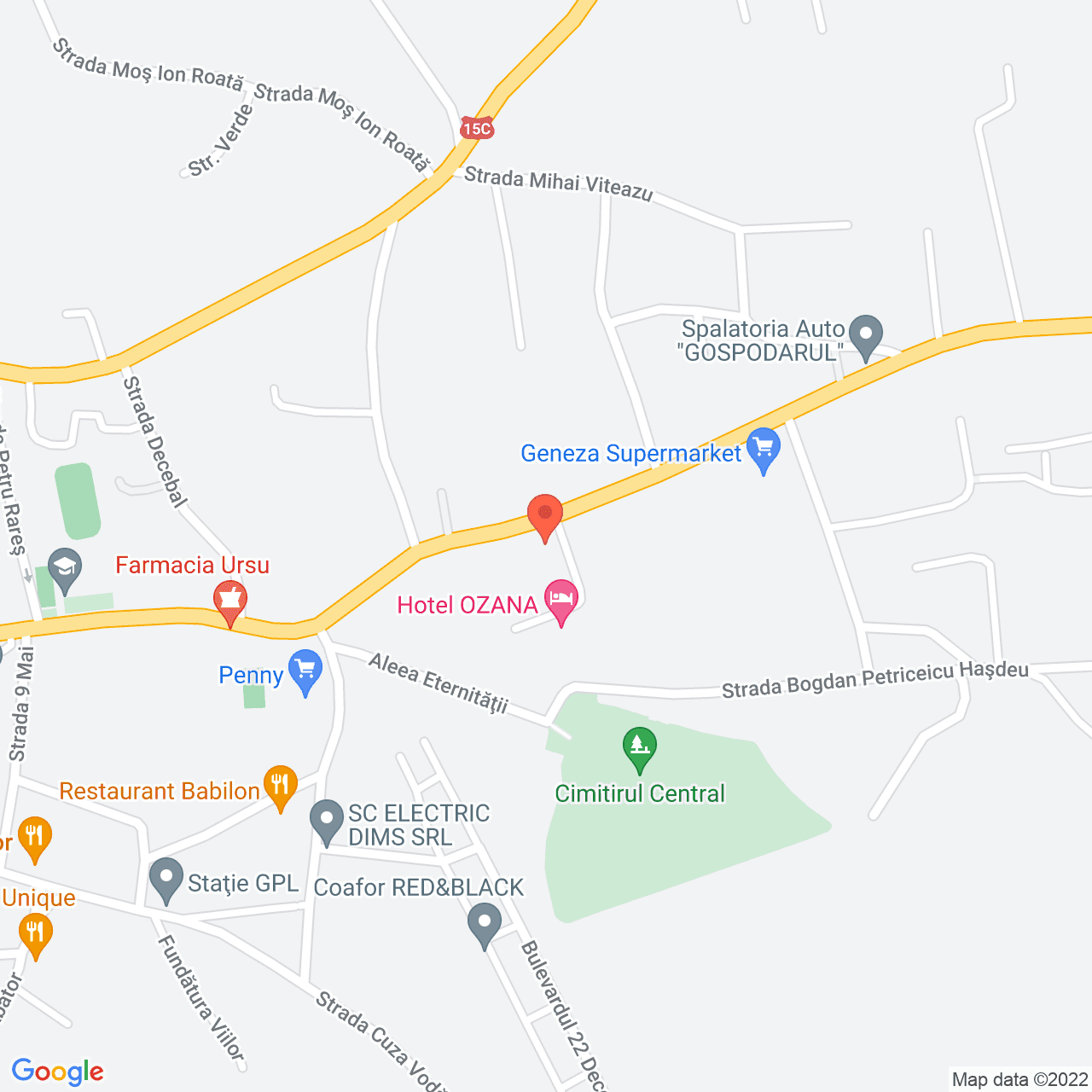 Poza harta streetview, zoom 16, adresa Ștefan cel Mare 92, Targu Neamt, judetul Neamt