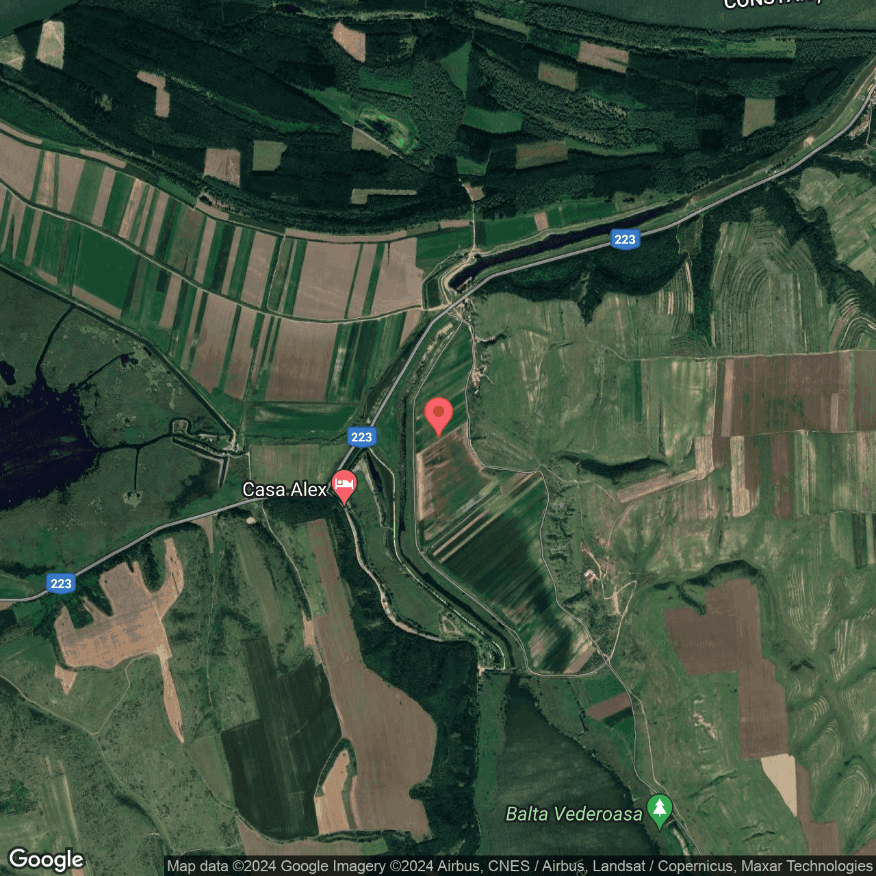 Poza harta hybrid, zoom 14, adresa Rasova Constanta, , judetul