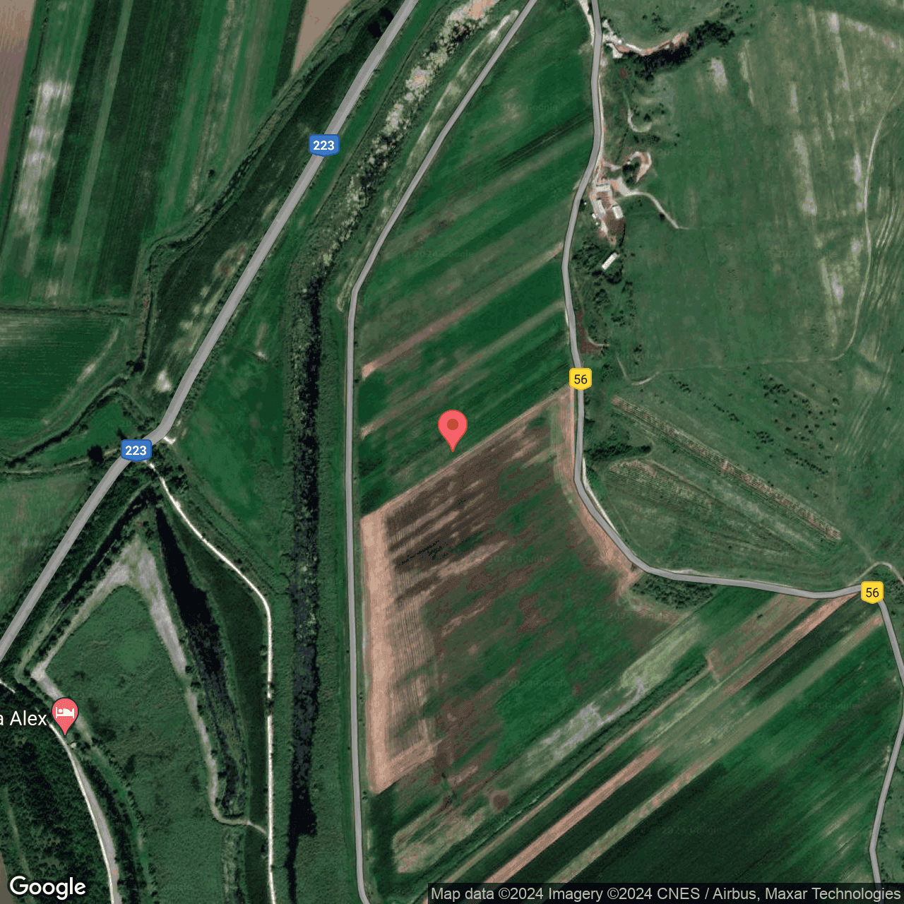 Poza harta hybrid, zoom 16, adresa Rasova Constanta, , judetul