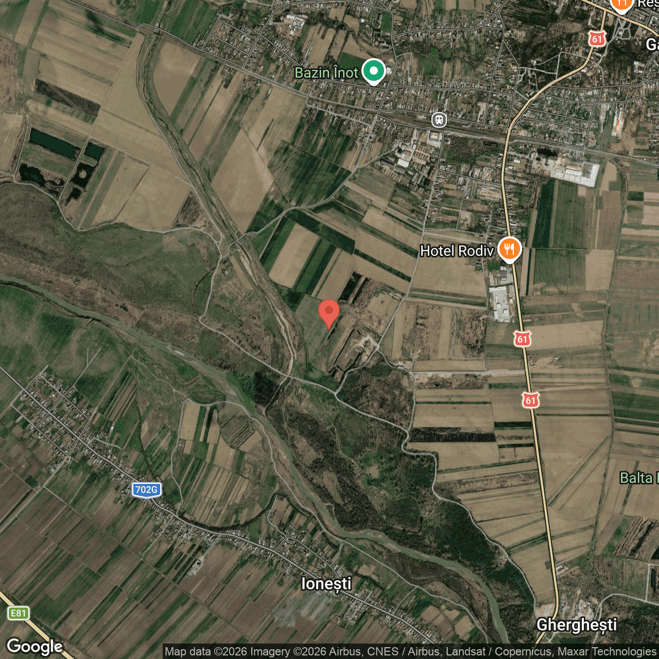 Poza harta hybrid, zoom 14, adresa Gaesti, jud. Dambovita, , judetul