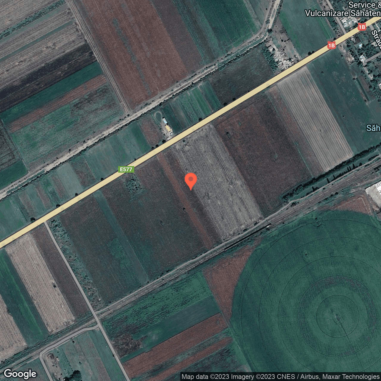 Poza harta hybrid, zoom 16, adresa Sahateni, , judetul