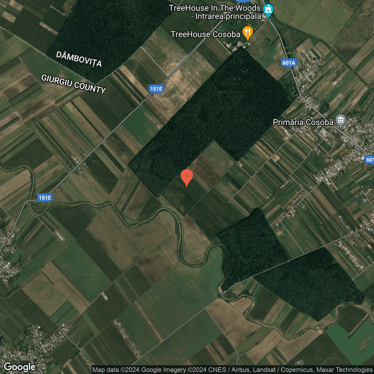 Poza harta hybrid, zoom 14, adresa Ulmi Giurgiu, , judetul