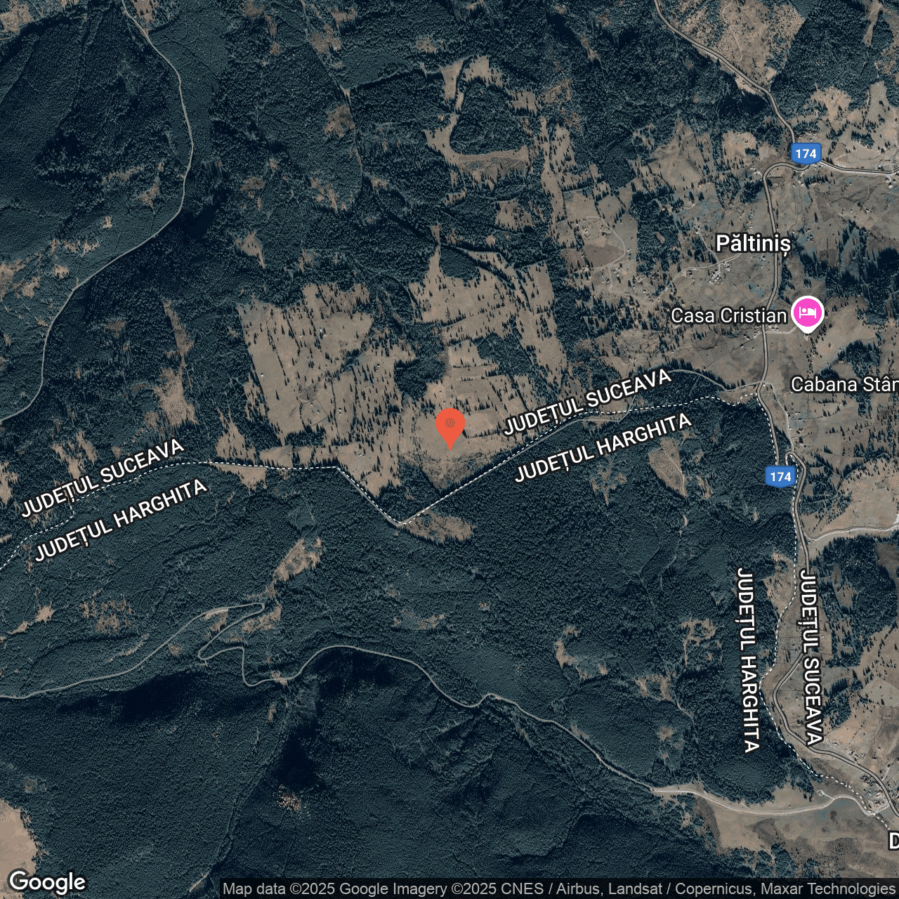 Poza harta hybrid, zoom 14, adresa Panaci Suceava, , judetul