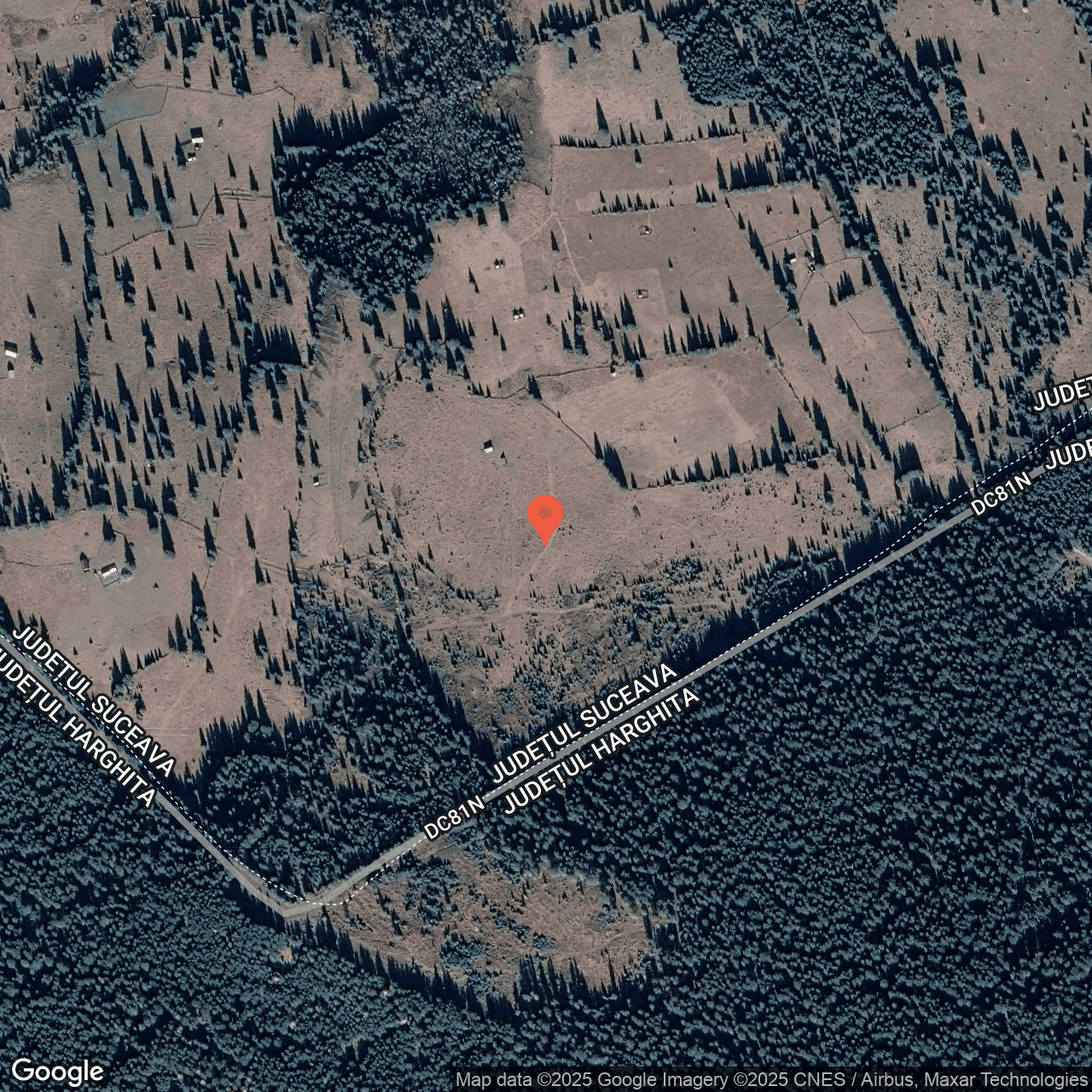 Poza harta hybrid, zoom 16, adresa Panaci Suceava, , judetul