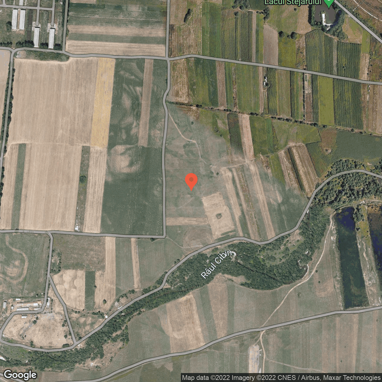 Poza harta hybrid, zoom 16, adresa Cristian, Sibiu, judetul Sibiu