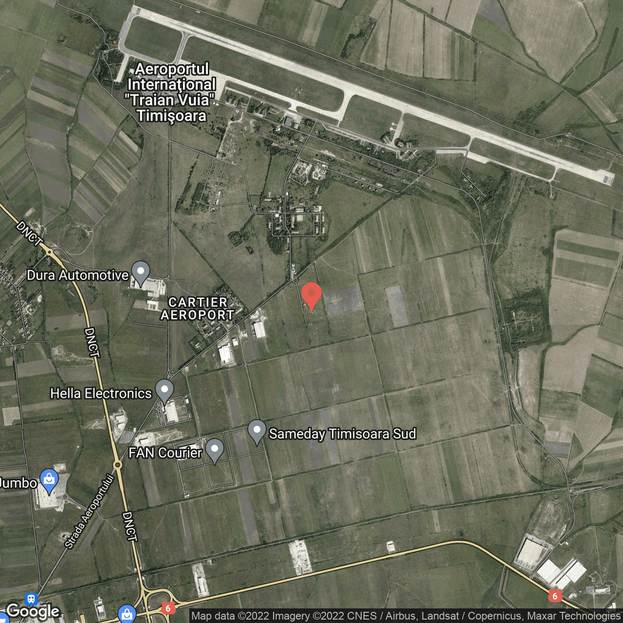 Poza harta hybrid, zoom 14, adresa Ghiroda, judetul Timis