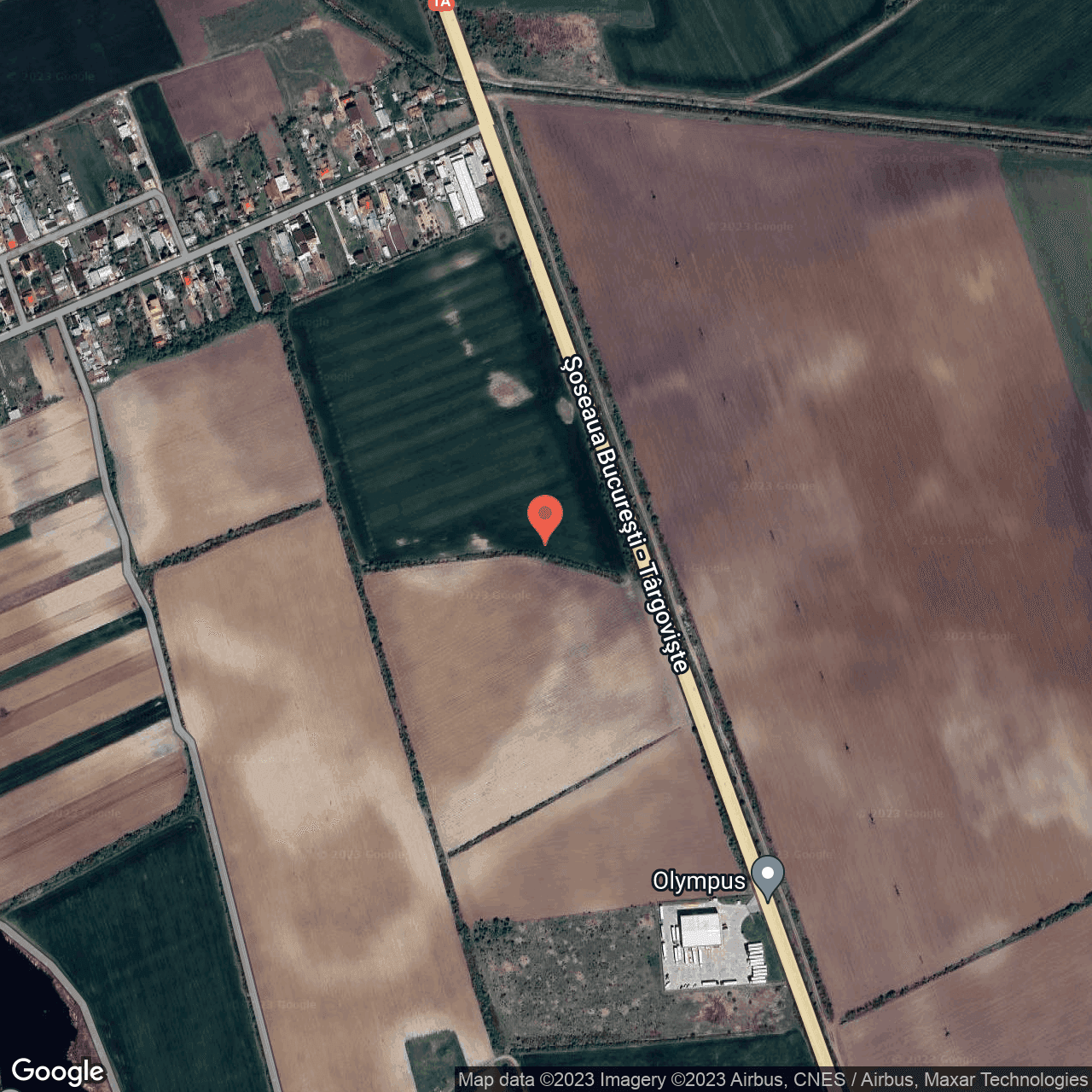 Poza harta hybrid, zoom 16, adresa Crevedia, , judetul