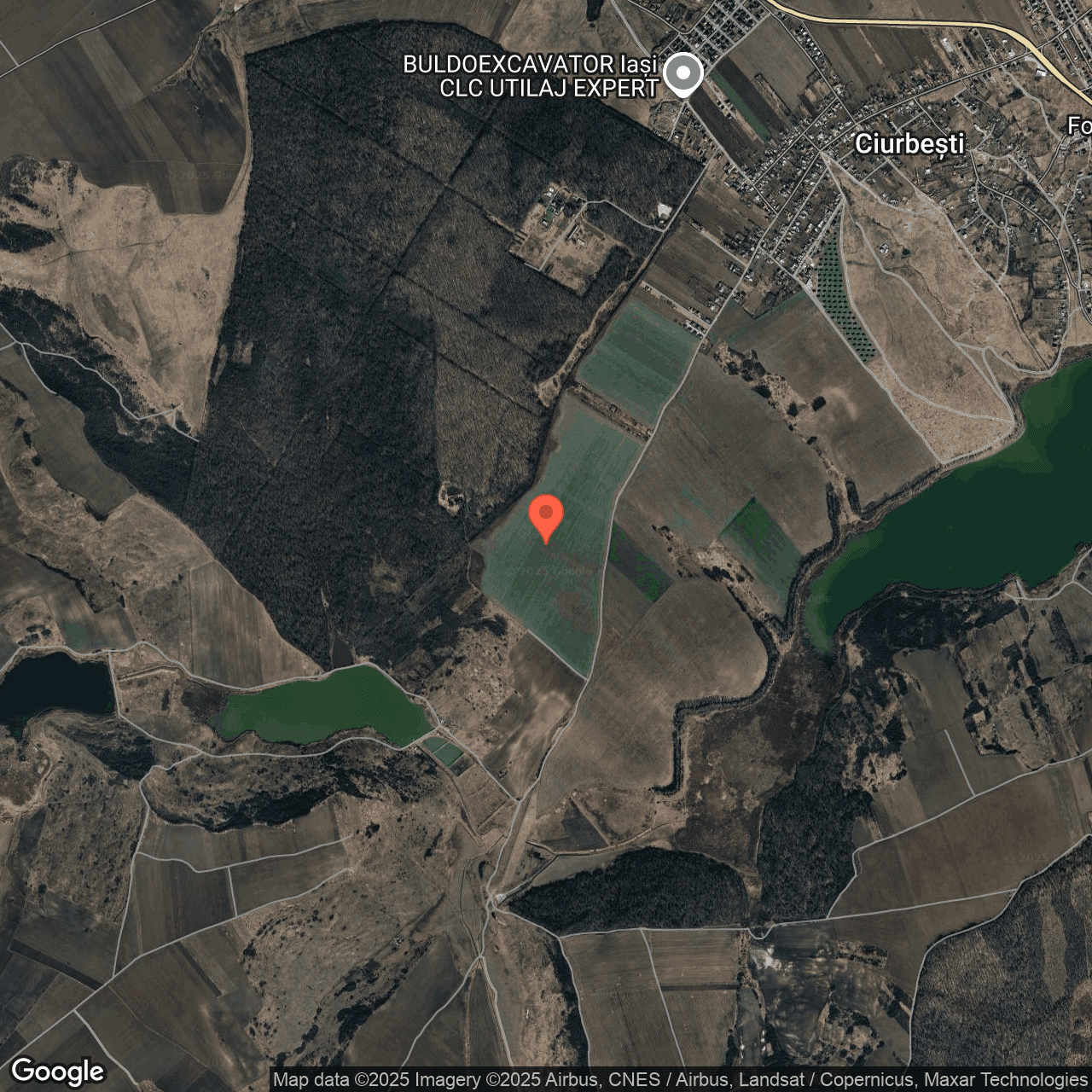 Poza harta hybrid, zoom 14, adresa Miroslava, jud.Iași, , judetul