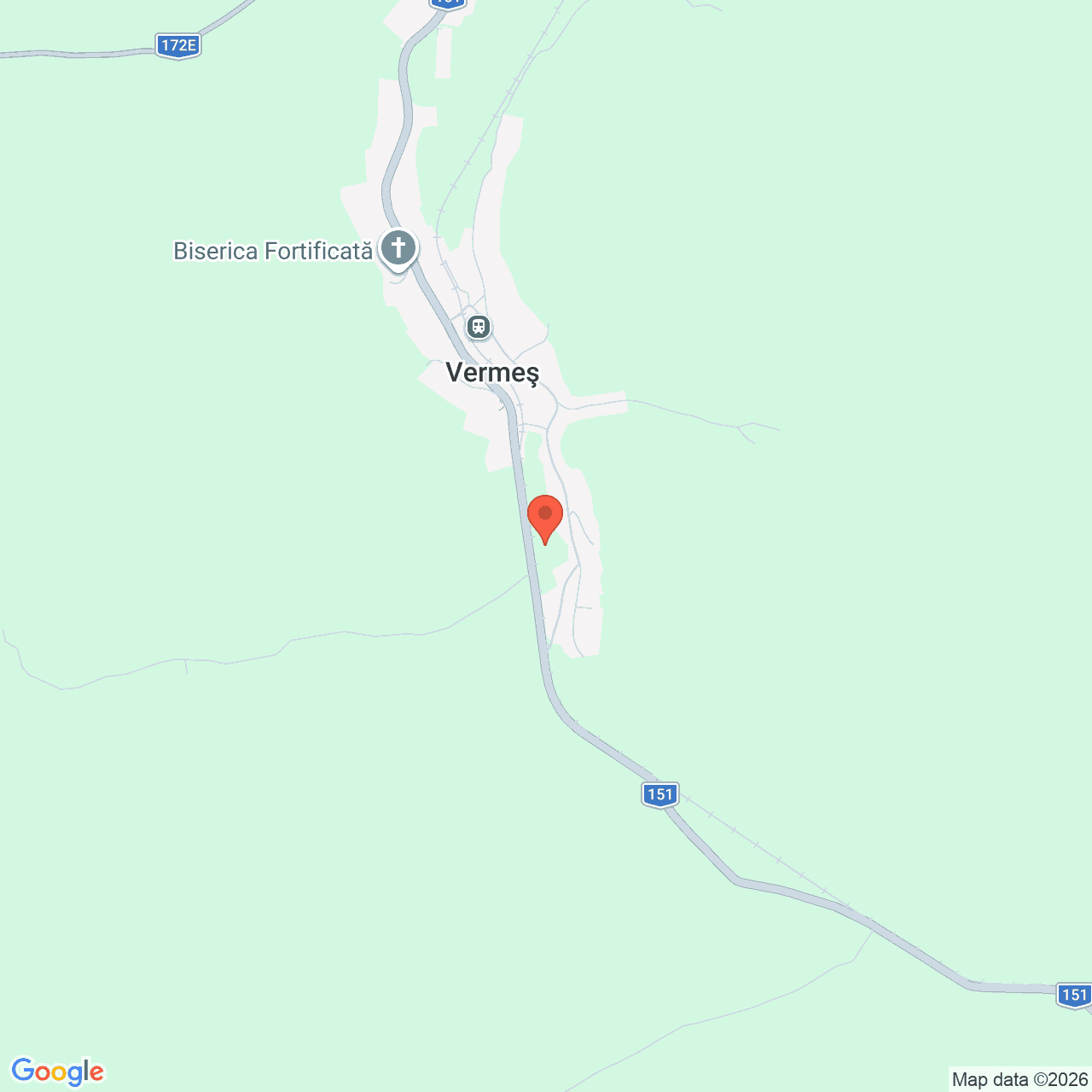 Poza harta streetview, zoom 14, adresa Vermeș, comuna Lechința, jud.Bistrița Năsăud, , judetul