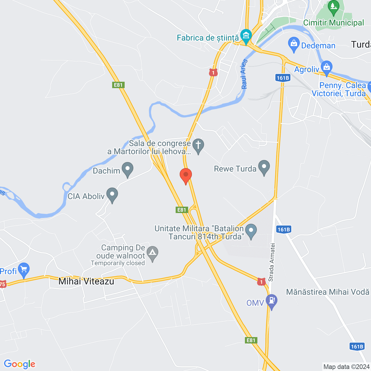 Poza harta streetview, zoom 14, adresa Mihai Viteazu, Cluj , , judetul