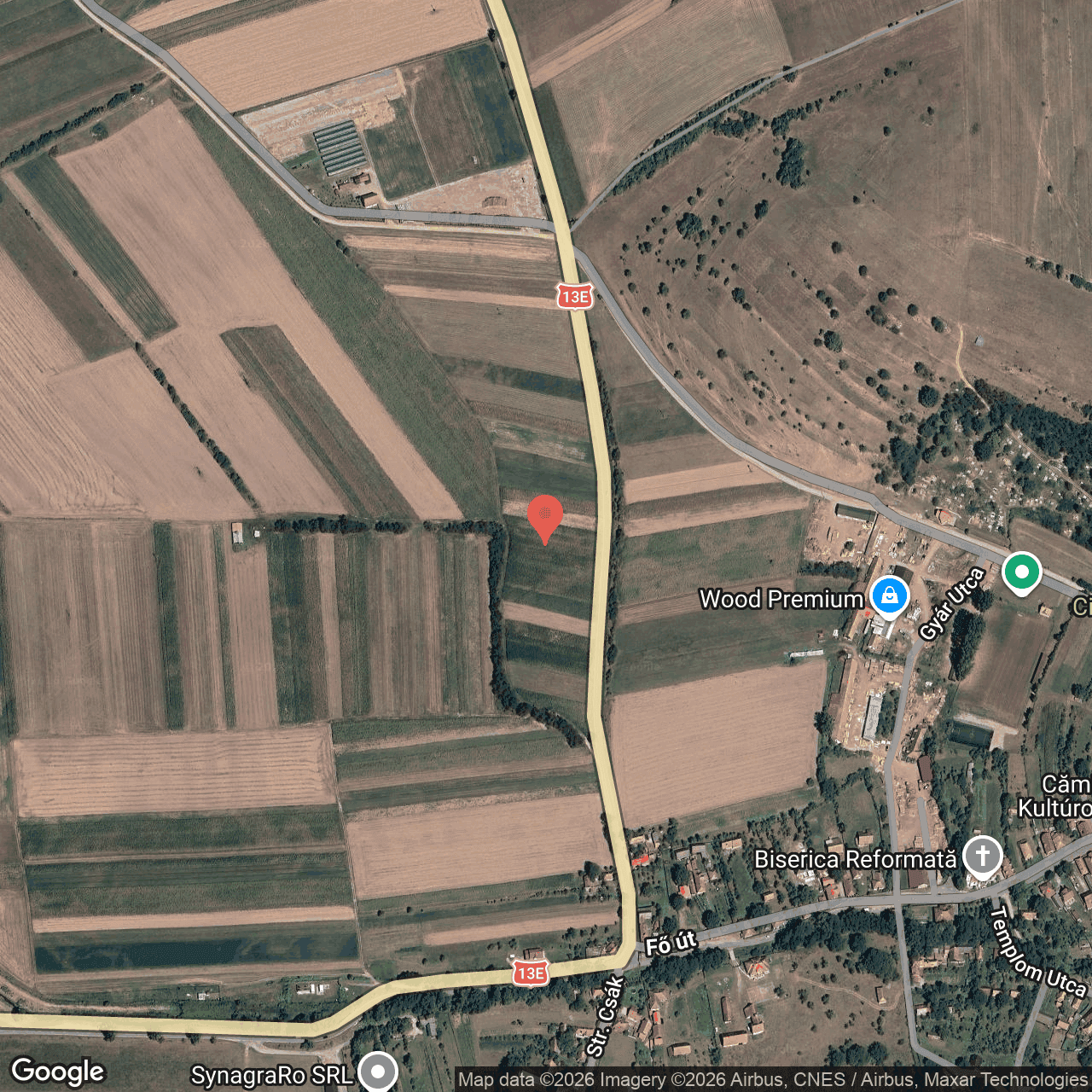 Poza harta hybrid, zoom 16, adresa Papauti Zagon Covasna, , judetul