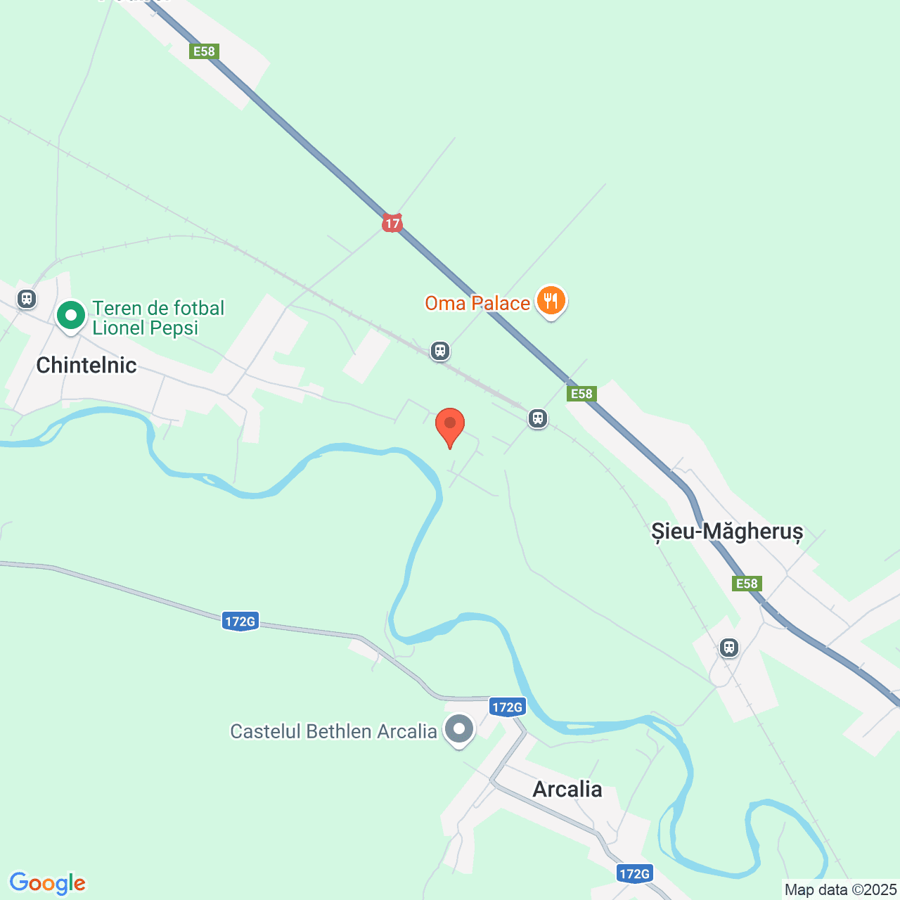 Poza harta streetview, zoom 14, adresa Sieu Magherus Bistrita Nasaud, , judetul