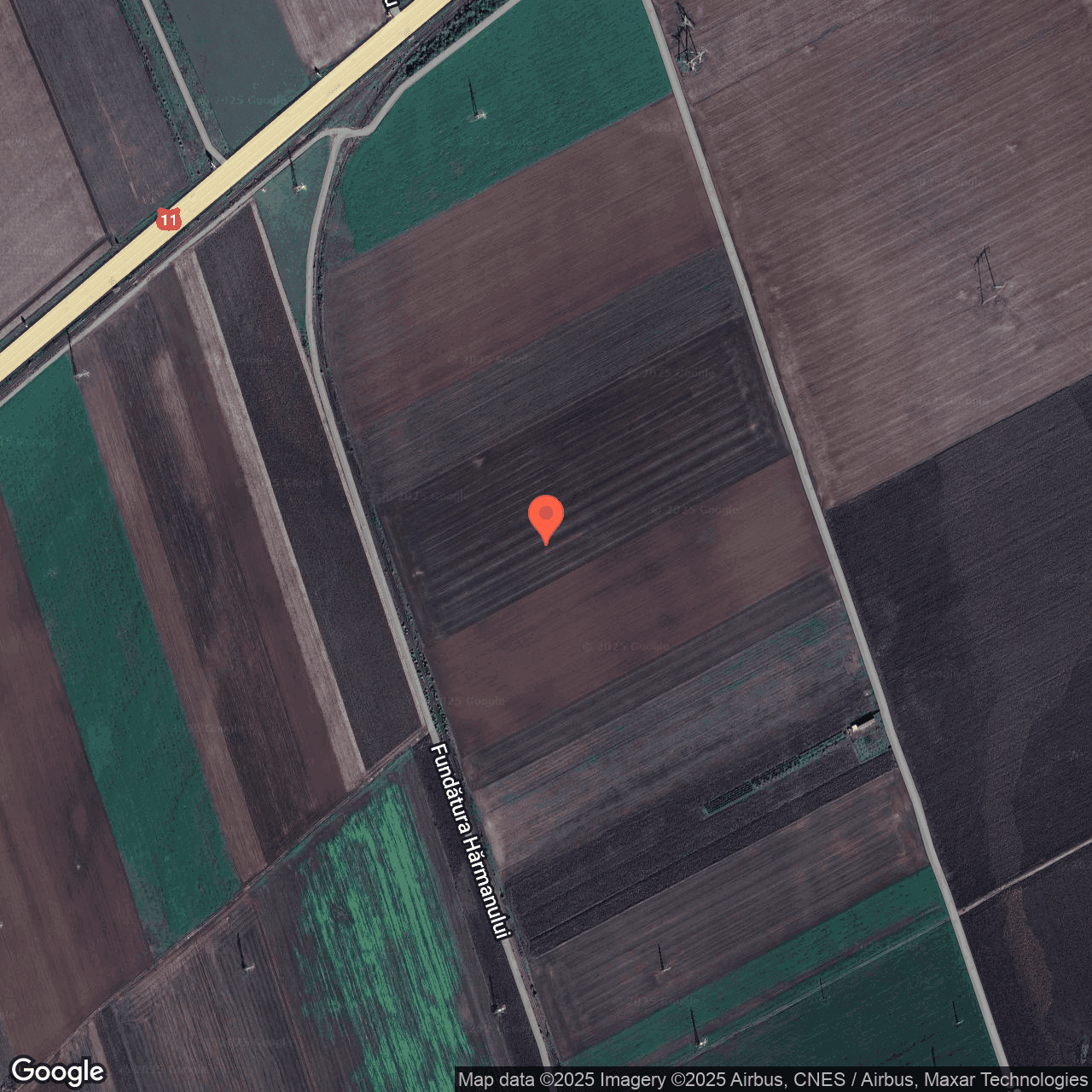 Poza harta hybrid, zoom 16, adresa strada Timis Triaj, Hărman, jud. Brașov, , judetul