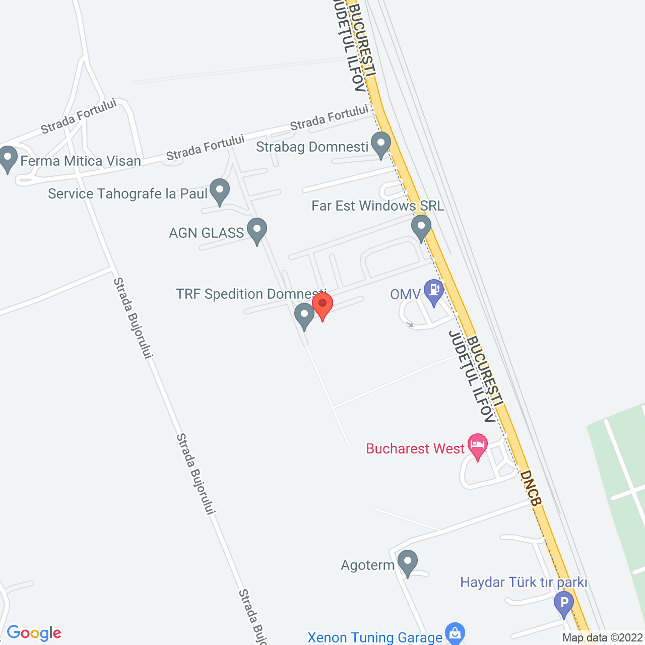 Poza harta streetview, zoom 16, adresa Domnesti, judetul Bucuresti Ilfov