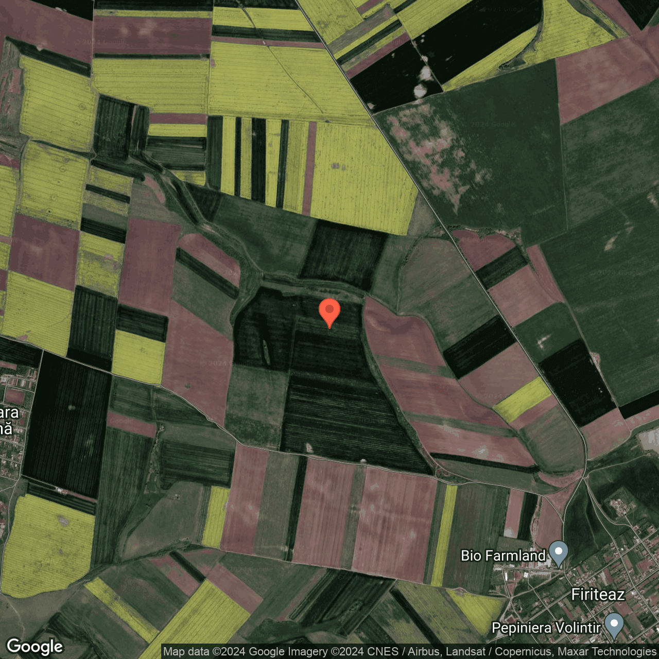 Poza harta hybrid, zoom 14, adresa Sagu Sat Firiteaz Jud Arad, , judetul