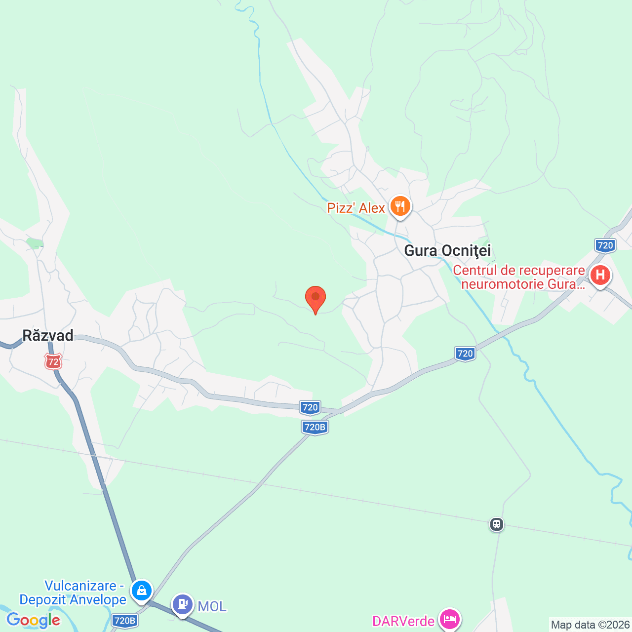 Poza harta streetview, zoom 14, adresa Gura Ocniței Dambovița, , judetul